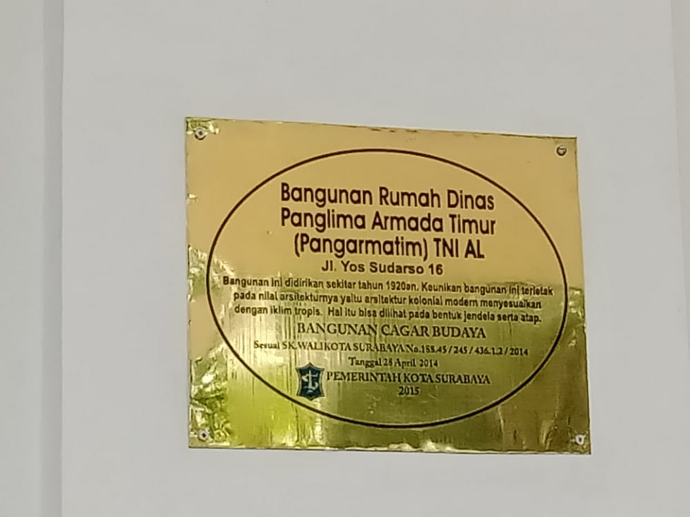 Rumah DInas Panglima Armada Timur TNI AL