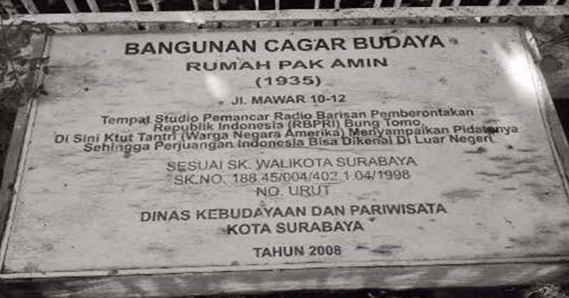 eks rumah tinggal Pak Amin